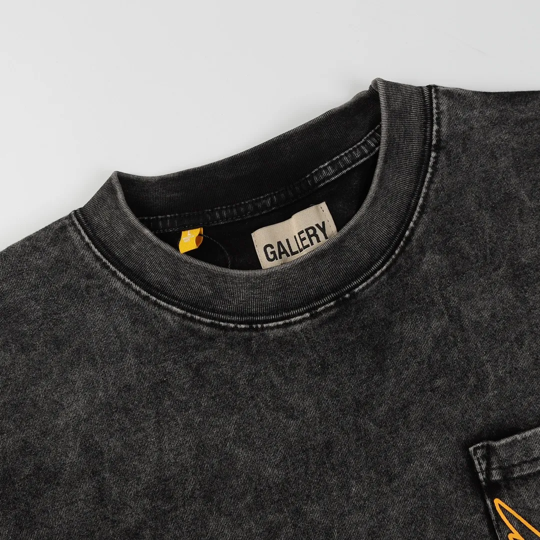GALLERY.DEPT Summer new short-sleeved model number: D3143#P110 Color: black Size: S M L XL